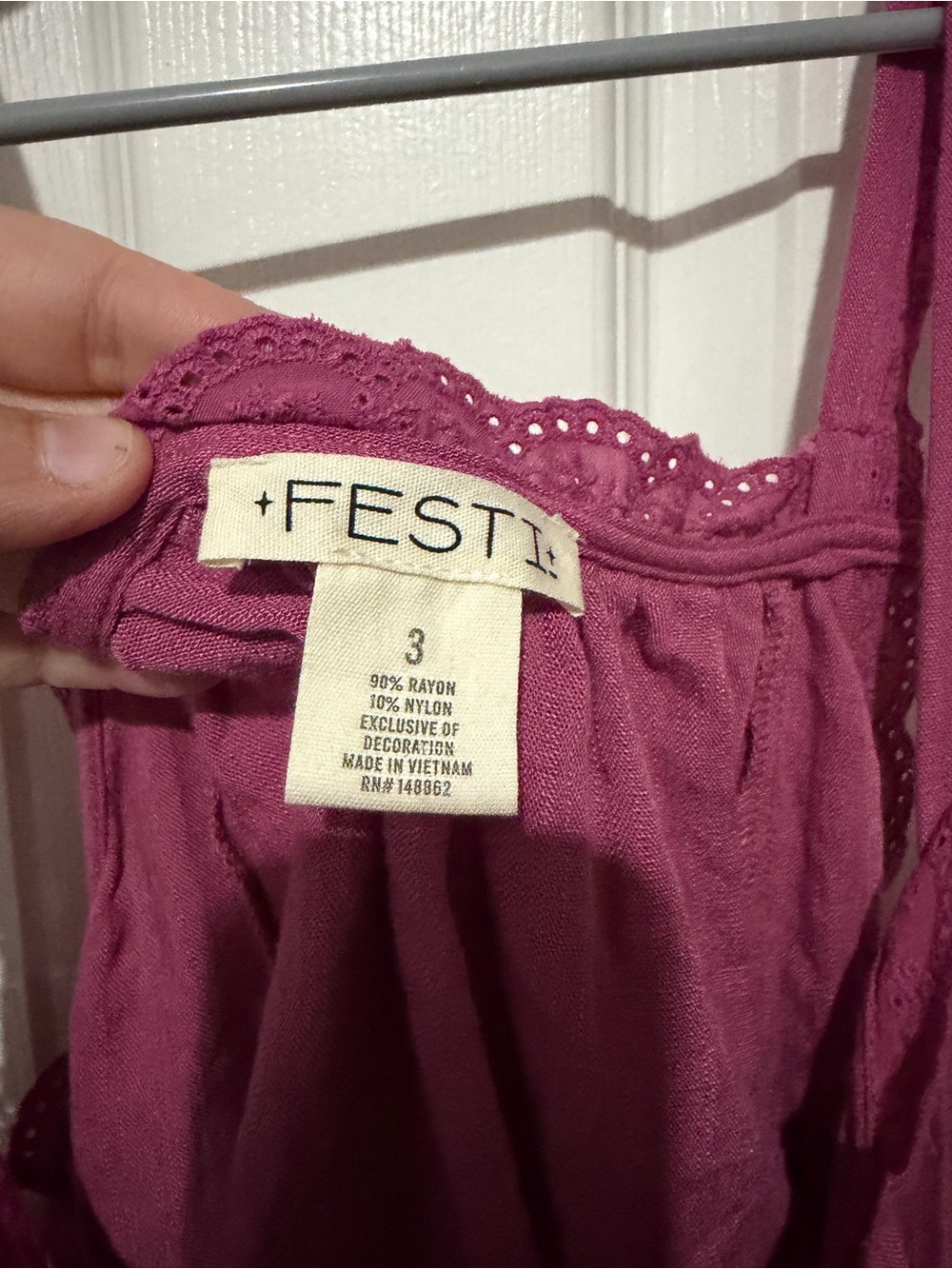 Torrid Festi square neck top with side ties - Picture 2 of 8